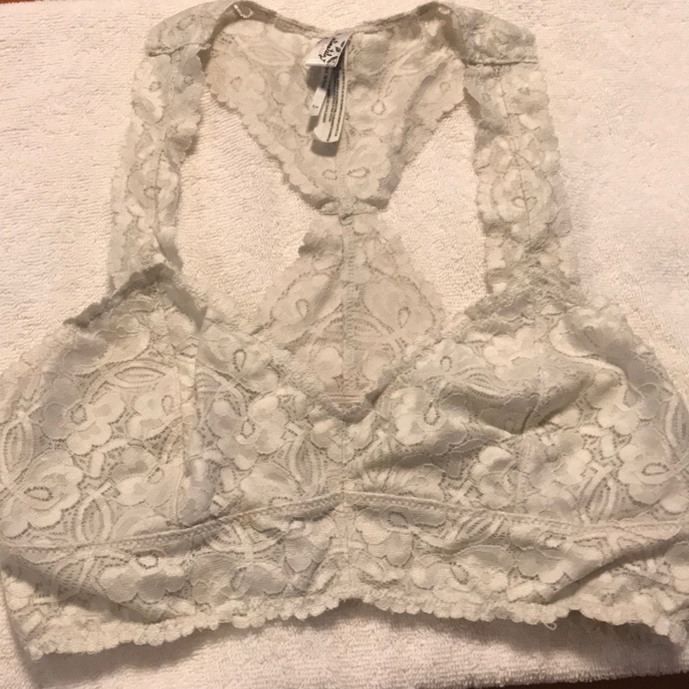 Free People Intimately Lace Racerback Bralette